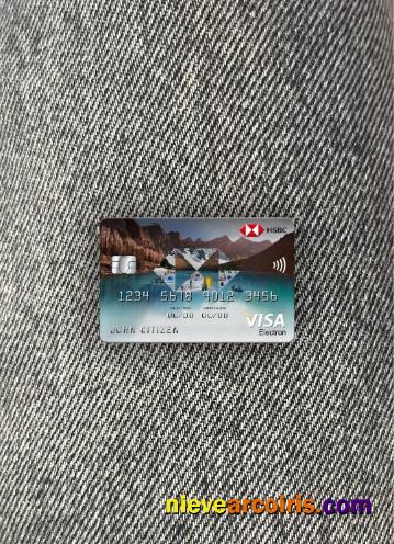 Vietnam HSBC bank visa electron card photolook